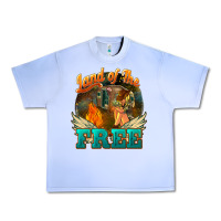 Grape Ice Land of the free 4th of july Urban Heavy Tee - HowdyJamesFarm