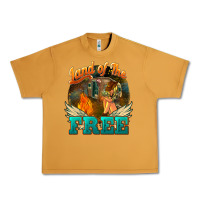 Peanut Butter Land of the free 4th of july Urban Heavy Tee - HowdyJamesFarm