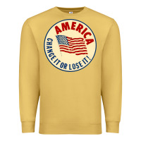 Antique Gold america change it or lose it   stars Premium Sweatshirt - lanVoArt
