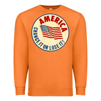 Carrot america change it or lose it   stars Premium Sweatshirt - lanVoArt