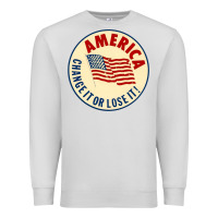 Dove Grey america change it or lose it   stars Premium Sweatshirt - lanVoArt