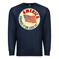Navy america change it or lose it   stars Premium Sweatshirt - lanVoArt