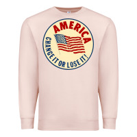 Pale Pink america change it or lose it   stars Premium Sweatshirt - lanVoArt