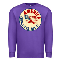 Purple america change it or lose it   stars Premium Sweatshirt - lanVoArt