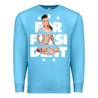 Ocean Blue christy mack for president   gift Premium Sweatshirt - lanVoArt