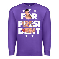 Purple christy mack for president   gift Premium Sweatshirt - lanVoArt