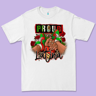 Proud Latina Mexican Sneakers Premium Tee Designed By Ranaportraitstore