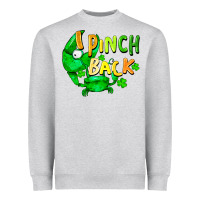 Heather Grey i pinch back with crab Heavyweight Sweatshirt - FaDigitalArtStudio