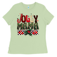 Matcha Christmas jolly mama Ladies Tee - BarkalooDesign