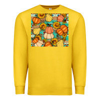 Lemon pumpkin sunflowers leaves Premium Sweatshirt - Artiststas