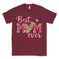 Burgundy Best Mom Ever Classic Tee - texasbilliewilder