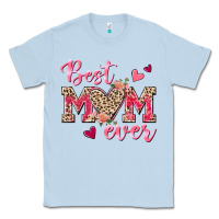 Dusty Blue Best Mom Ever Classic Tee - texasbilliewilder