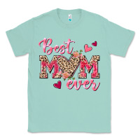 Seafoam Best Mom Ever Classic Tee - texasbilliewilder