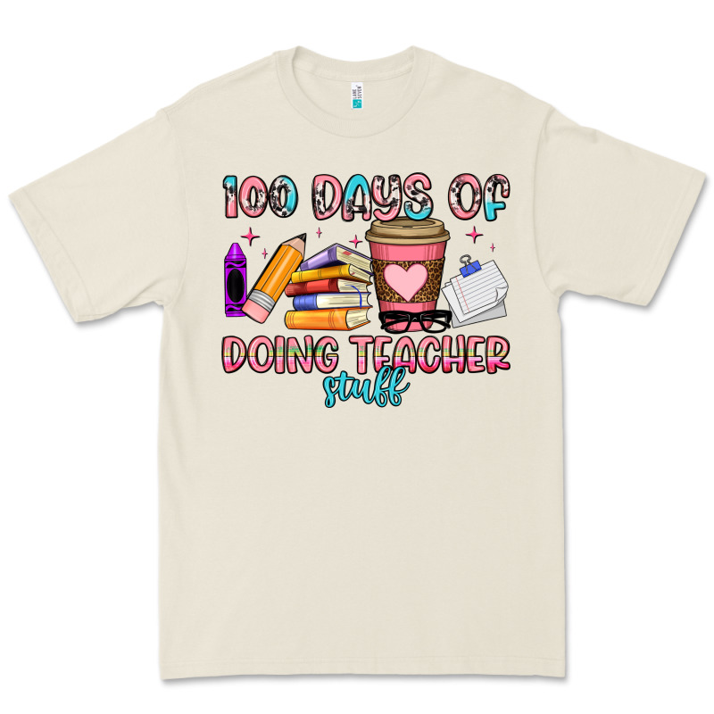 100 Days Of Doing Teacher Stuff Premium Tee by Artiststas | Teevron