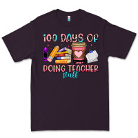 Plum 100 days of doing teacher stuff Premium Tee - Artiststas