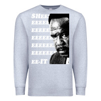 Heather Grey clay davis quotsheeeeeeitquot 3  t travel Premium Sweatshirt - lanVoArt