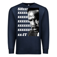 Navy clay davis quotsheeeeeeitquot 3  t travel Premium Sweatshirt - lanVoArt