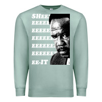 Seafoam clay davis quotsheeeeeeitquot 3  t travel Premium Sweatshirt - lanVoArt