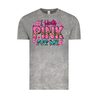 Cloud Rock I wear pink for my custom name Cancer Awareness Vintage Tee - HowdyJamesFarm