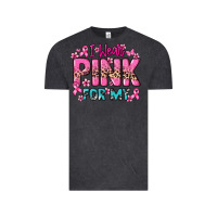 Vintage Black I wear pink for my custom name Cancer Awareness Vintage Tee - HowdyJamesFarm