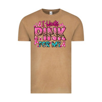 I Wear Pink For My Custom Name Cancer Awareness Vintage Tee | Teevron