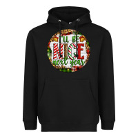 Black Christmas i'll be nice next year Heavyweight Hoodie - Artiststas