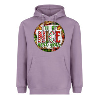 Lavender Christmas i'll be nice next year Heavyweight Hoodie - Artiststas