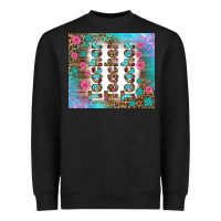 Black teacher gemstone and pink flower tumbler Heavyweight Sweatshirt - BundleAndBundleShop