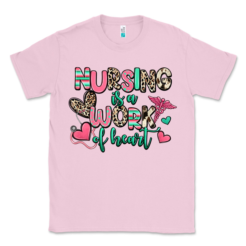 Nursing Is A Work Of Heart Classic Tee by RanaPortraitStore | Teevron