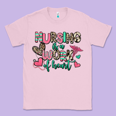 Nursing Is A Work Of Heart Classic Tee Designed By Ranaportraitstore