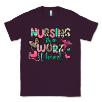 Plum nursing is a work of heart Classic Tee - RanaPortraitStore