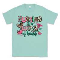 Seafoam nursing is a work of heart Classic Tee - RanaPortraitStore