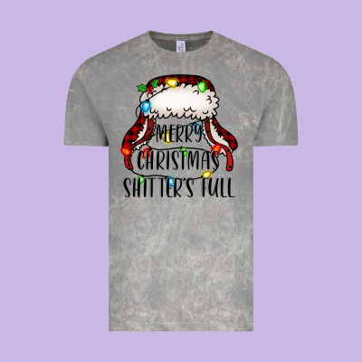Merry Christmas Shitter's Full,  Christmas Vacation Vintage Tee Designed By Jasminsmagicworld