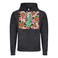 Vintage Black mama with hippie daisies Vintage Hoodie - TumblerDesignByShophia