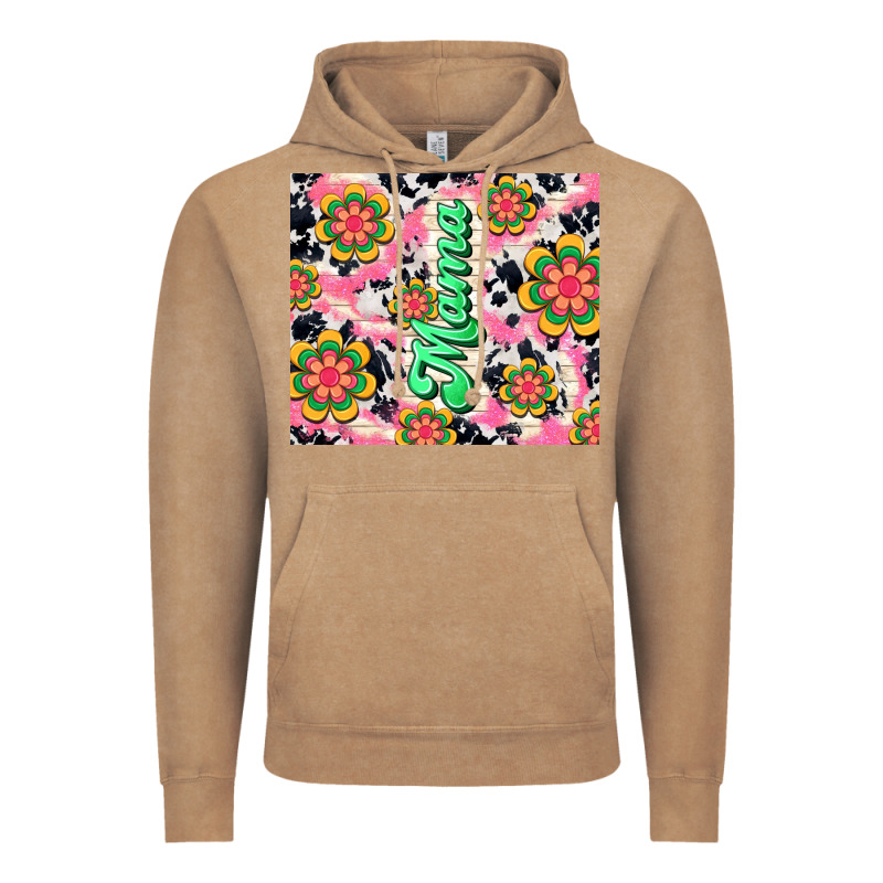 Mama With Hippie Daisies Vintage Hoodie by TumblerDesignByShophia | Teevron