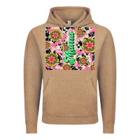Vintage Coffee mama with hippie daisies Vintage Hoodie - TumblerDesignByShophia