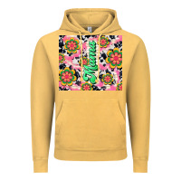Vintage Mustard mama with hippie daisies Vintage Hoodie - TumblerDesignByShophia