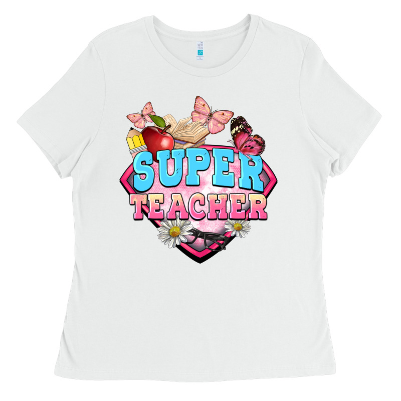 Super Teacher Ladies Tee by BarkalooDesign | Teevron