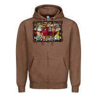 Chestnut Happy Easter Zipper Hoodie - CowhideDigitalArt