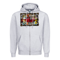 Heather Grey Happy Easter Zipper Hoodie - CowhideDigitalArt