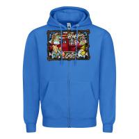 True Royal Happy Easter Zipper Hoodie - CowhideDigitalArt
