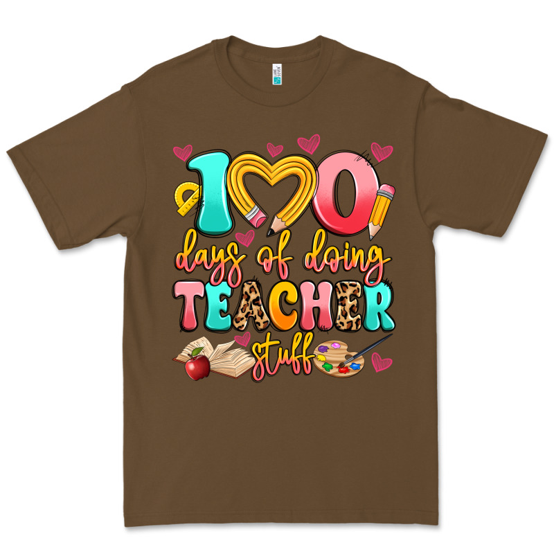 100 Days Of Doing Teacher Stuff Premium Tee by Artiststas | Teevron