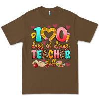 Cacao 100 days of doing teacher stuff Premium Tee - Artiststas