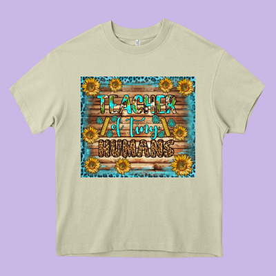 Teacher Of Tiny Humans Tumbler Heavy Core Tee Designed By Bundleandbundleshop