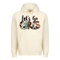 Sandshell Let's Go Girls Premium Hoodie - FaDigitalArtStudio