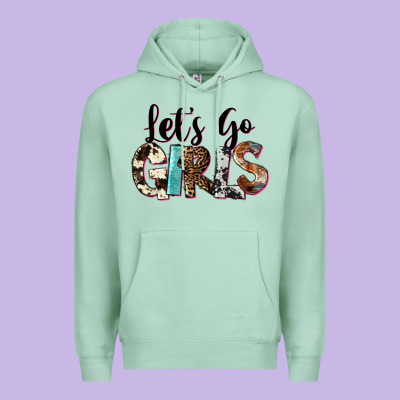 Let's Go Girls Premium Hoodie Designed By Fadigitalartstudio