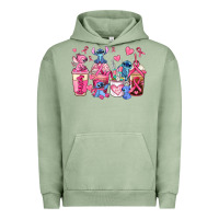 Pigment Oil Green breast cancer stitch coffee cups Urban Hoodie - AdoDesignShop