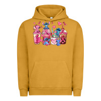 Pigment Peanut Butter breast cancer stitch coffee cups Urban Hoodie - AdoDesignShop