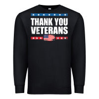 Black Shirts For Veterans, Thank You Veterans Shirt Veterans Day Premium Sweatshirt - lanVoArt