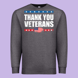 Shirts For Veterans, Thank You Veterans Shirt Veterans Day Premium Sweatshirt Designed By Lanvoart